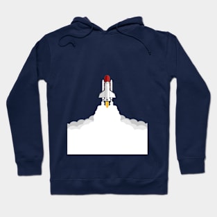 Space Launch V1 (Transparent Background) Hoodie